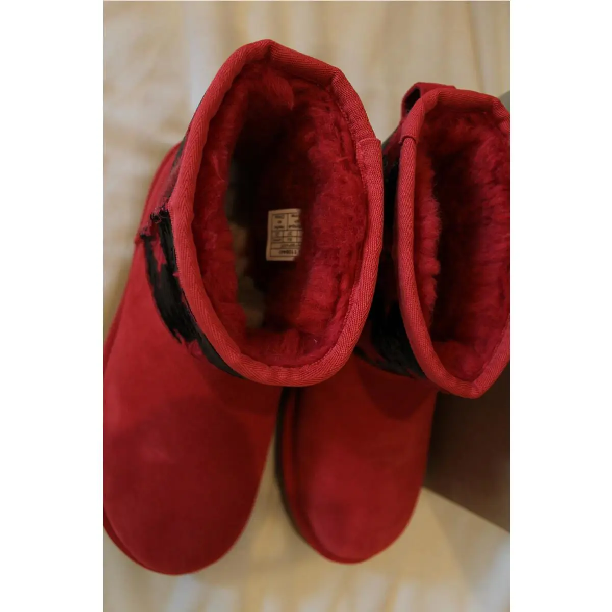UGG shoes - UGG Australia Classic Mini - Australia Classic Mini - Black Red 5