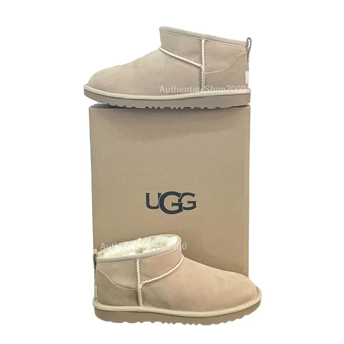 UGG shoes - UGG Big Kid`s Classic Ultra Mini - Beige 0