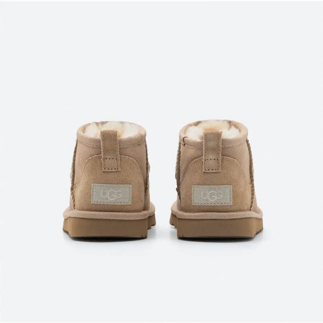 UGG shoes - UGG Big Kid`s Classic Ultra Mini - Beige 5