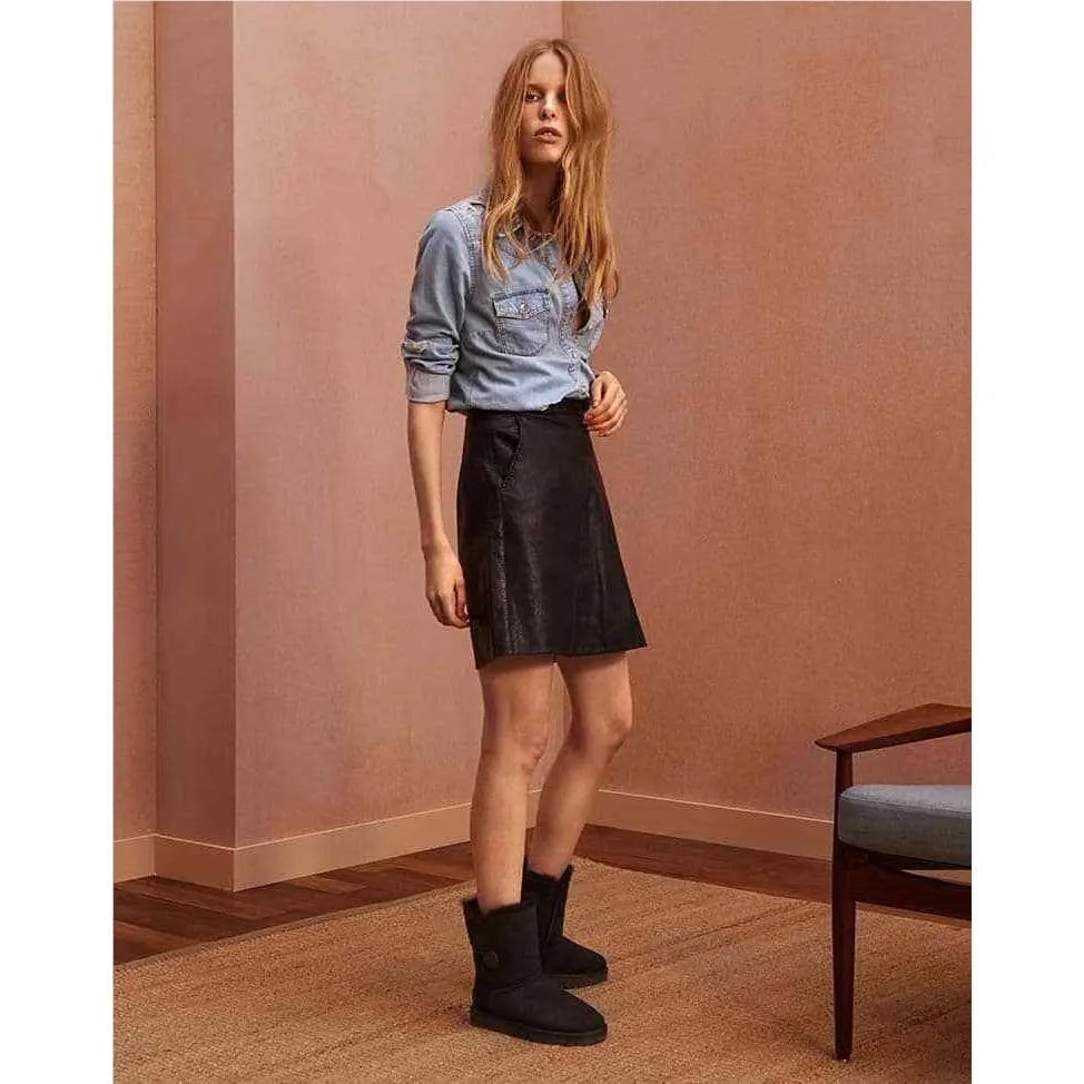 UGG shoes - UGG Australia Bailey Button - Australia Bailey Button - Black 0