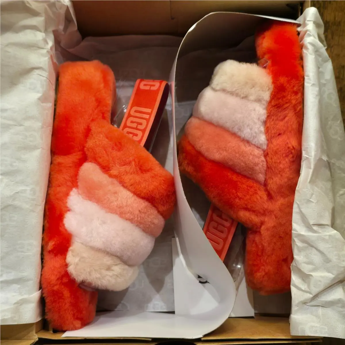 UGG shoes - FLUFF YEAH SLIDE - FLUFF YEAH SLIDE - 1095119 - Multicolor (UPC: 194715123182) 12