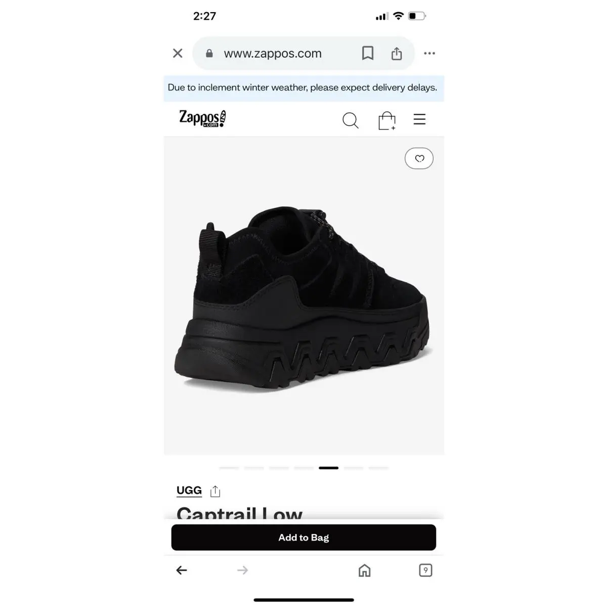 UGG shoes - UGG Captrail - Captrail - 1161830 - Black (UPC: 197634326375) 4