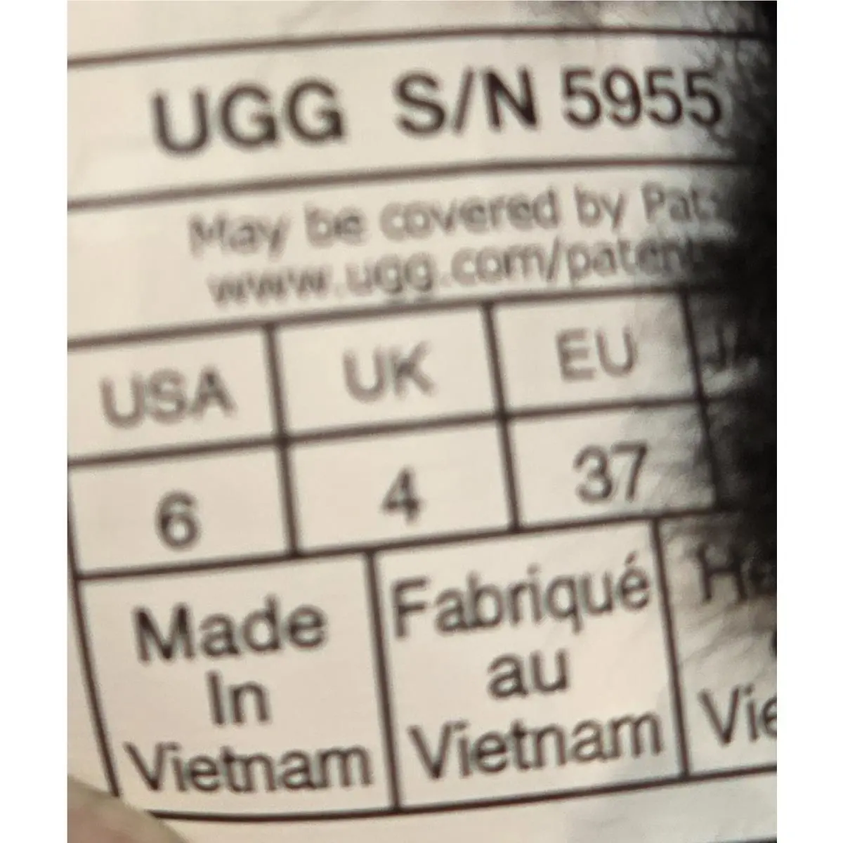 UGG shoes - UGG Australia Tasman 5955 - Australia Tasman - 5955 - Black (UPC: 0737872992781) 11