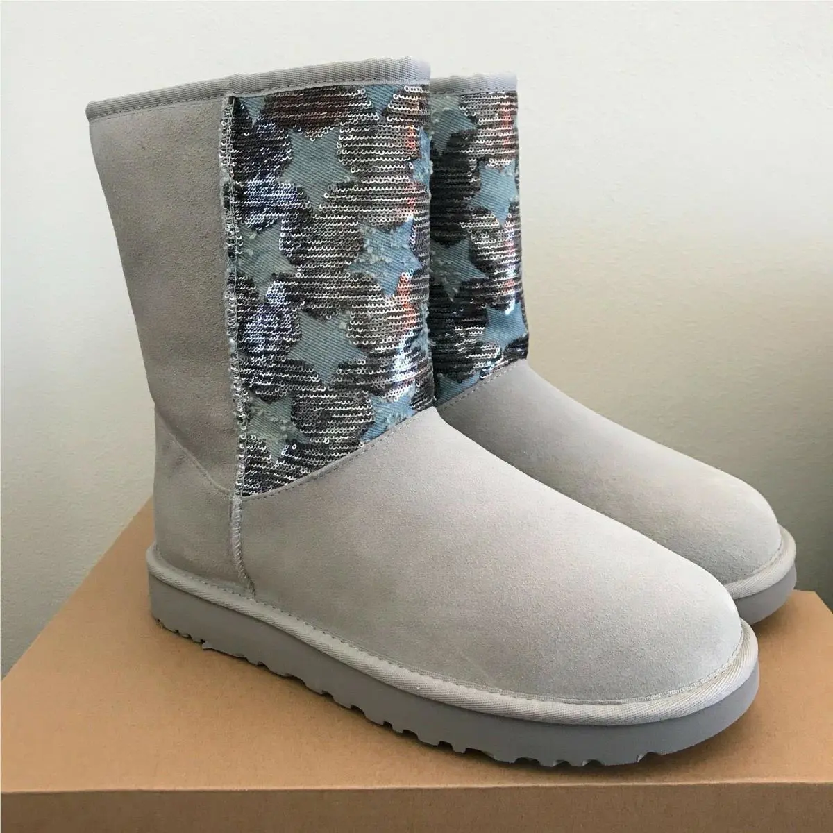 UGG shoes - Ugg Australia Classic Short - Australia Classic Short - 1111029 - Gray (UPC: 192410717040) 1