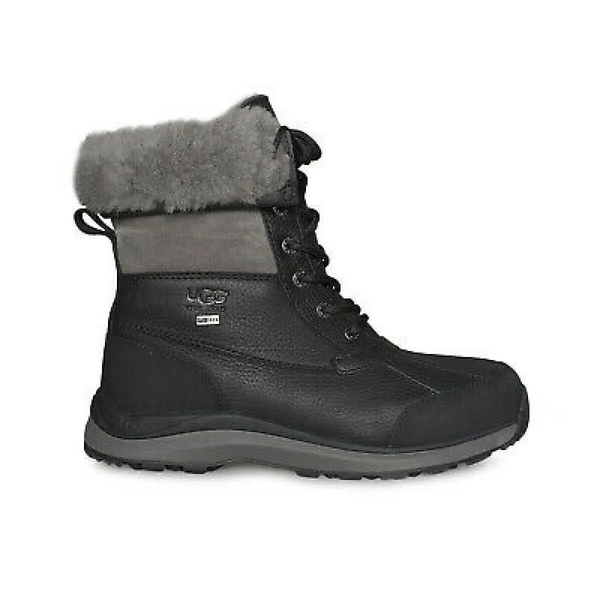 Ugg Adirondack Iii Weather Snow Winter Waterproof Leather Boots 1095141 Black 6 by UGG