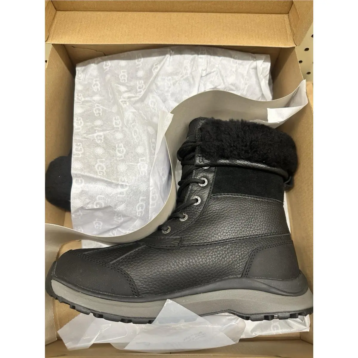 Ugg Womens Adirondack Boot Iii Boots Black Us: 8 A13
