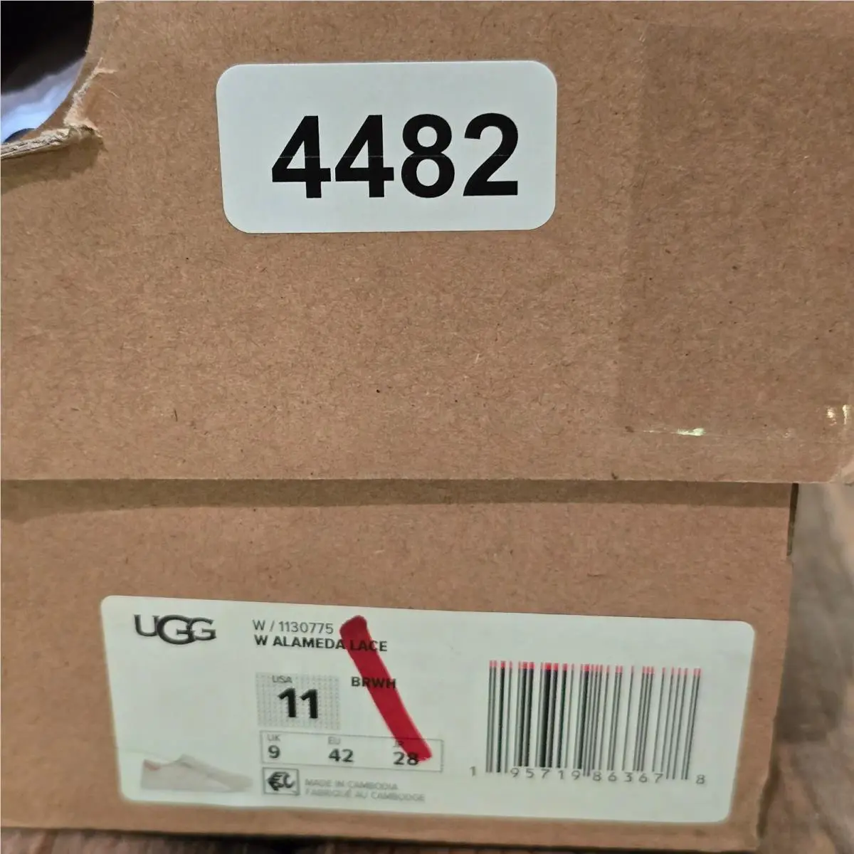 UGG shoes - ALAMEDA LACE SNEAKER - ALAMEDA LACE SNEAKER - 1130775 - White (UPC: 195719863500) 11
