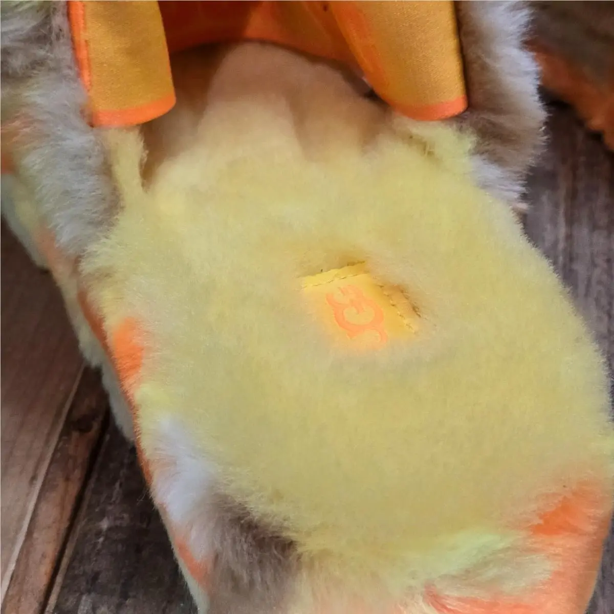 UGG shoes - FLUFF YEAH SLIDE PLAID PUNK - 1130879 - Yellow 6