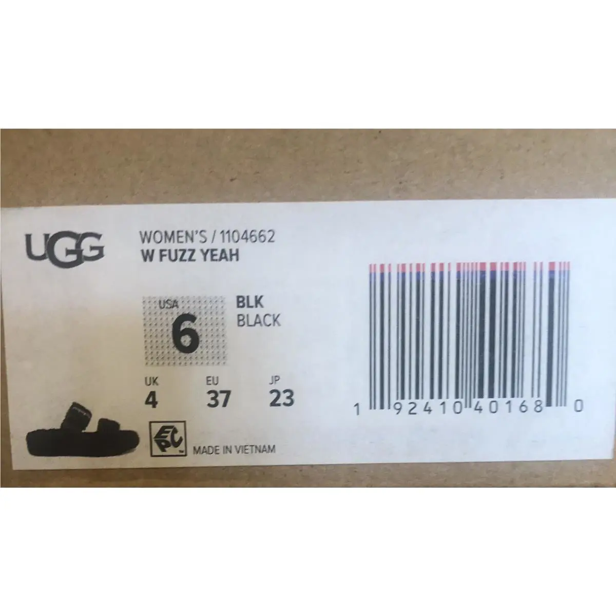 UGG shoes - Fuzz Yeah - Fuzz Yeah - 1104662 - Black, Manufacturer: Black (UPC: 0192410401680) 6