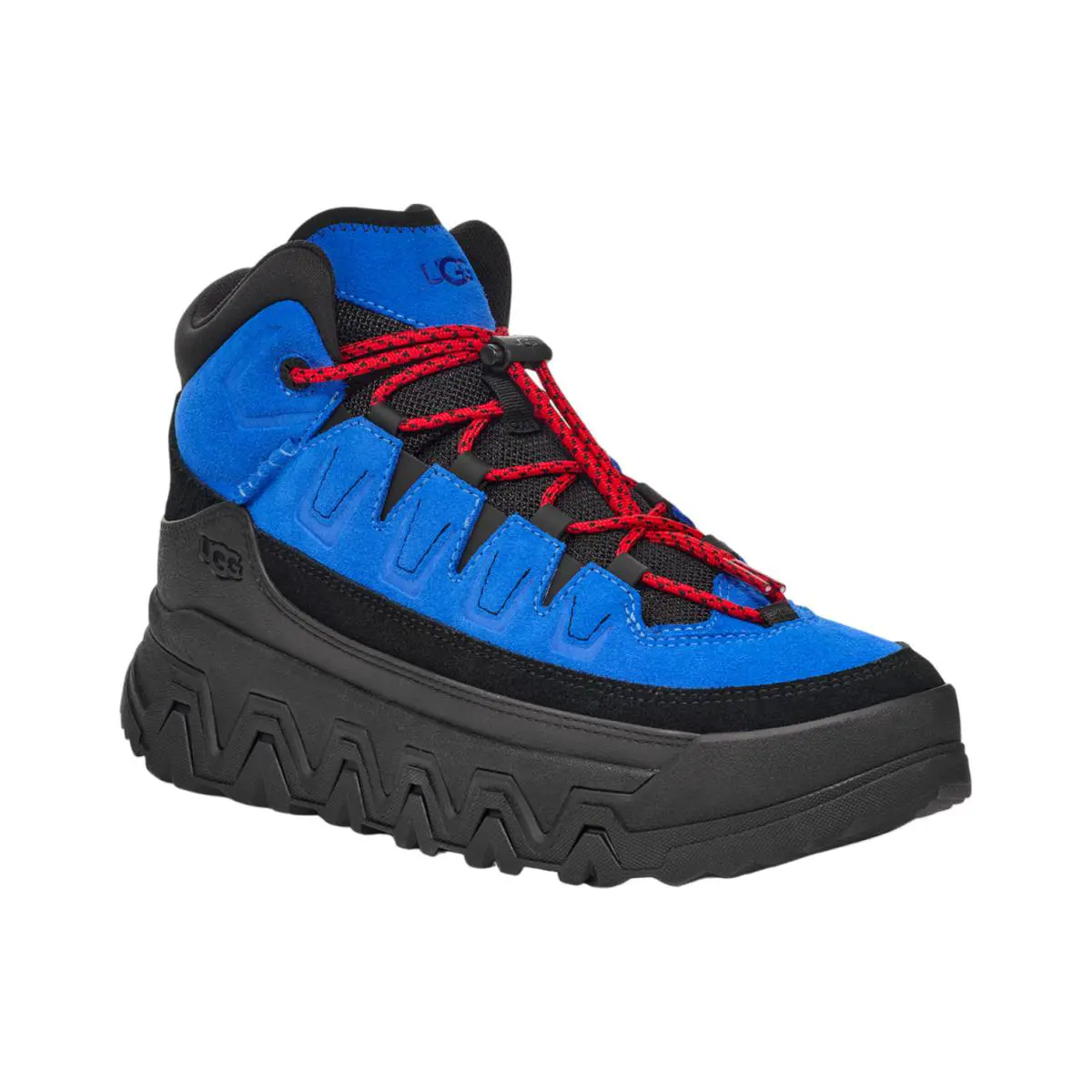 Mens Ugg Captrail High Bootie Sneaker - Black/blue Size 8 M US 1158254 - Black/Blue