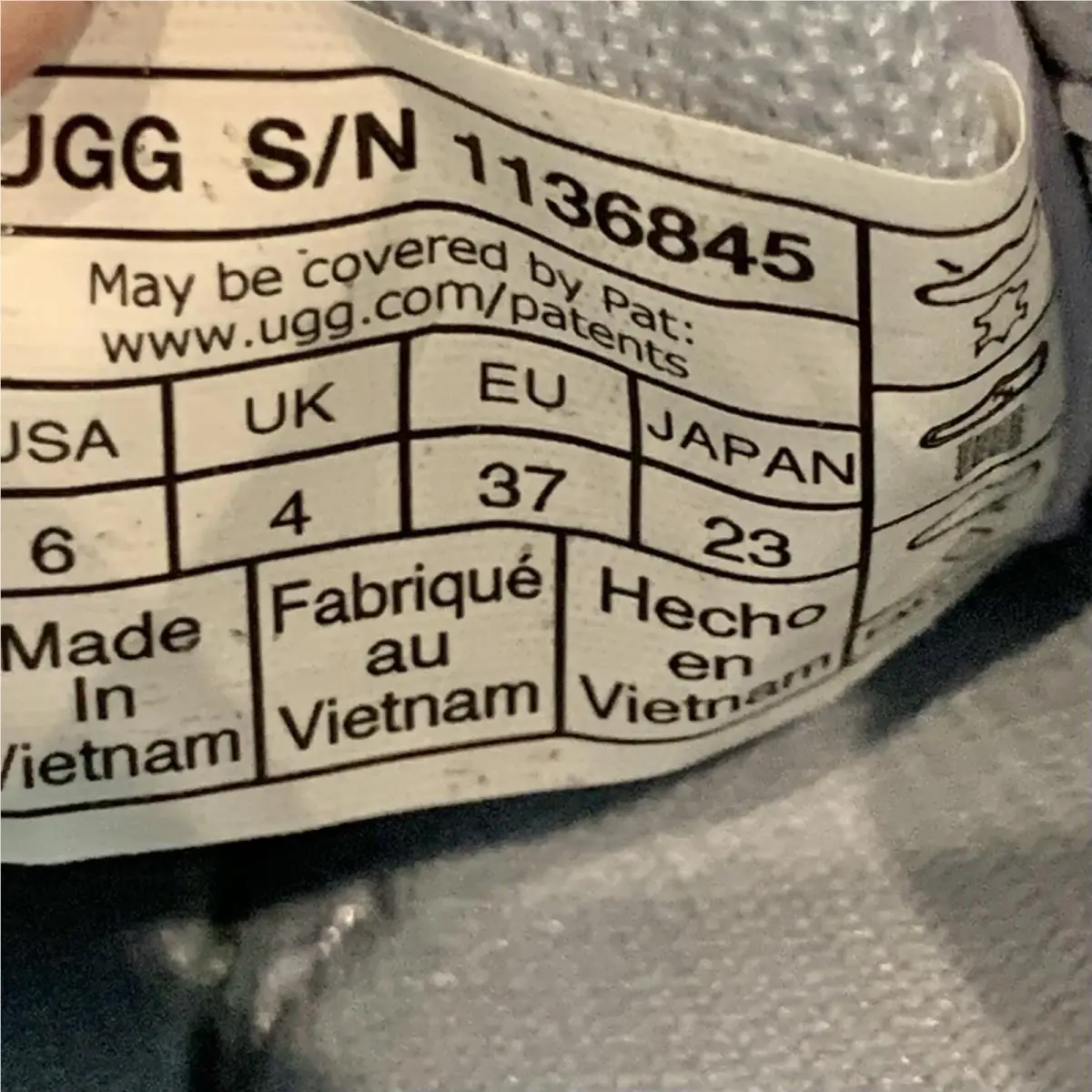 UGG shoes - CA1 - 1136845 - ICELAND BLUE (UPC: 196565716439) 11