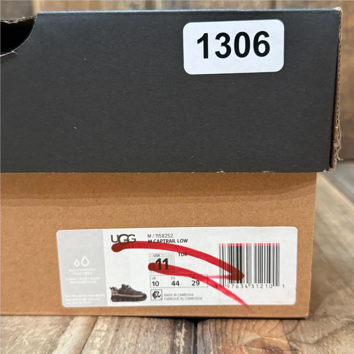 UGG shoes - MENS CAPTRAIL LOW - MENS CAPTRAIL LOW - 1158252 - Gray (UPC: 197634312101) 9
