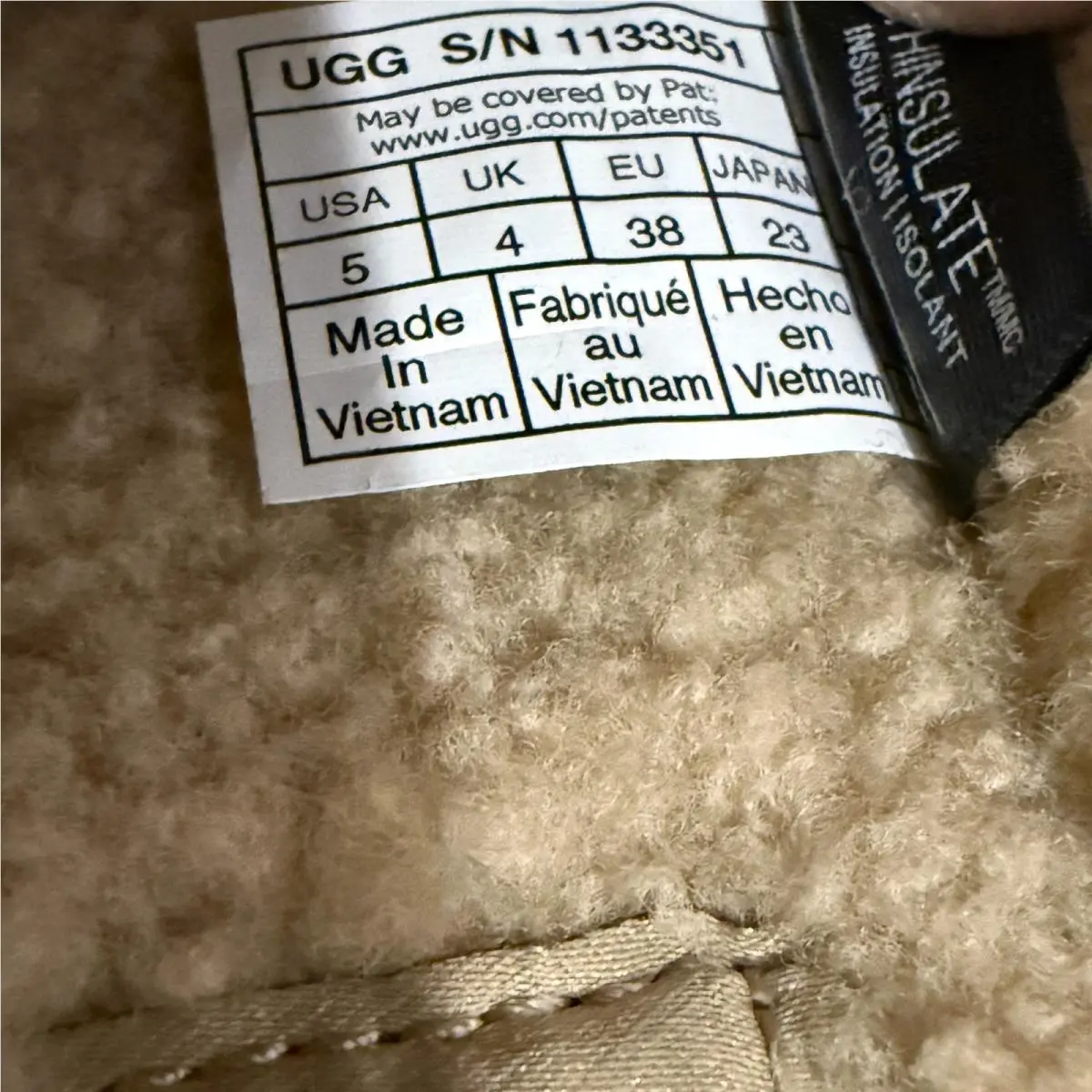 UGG shoes - UGG DUNE LTA - DUNE LTA - 1133351 - Beige (UPC: 196565638977) 8