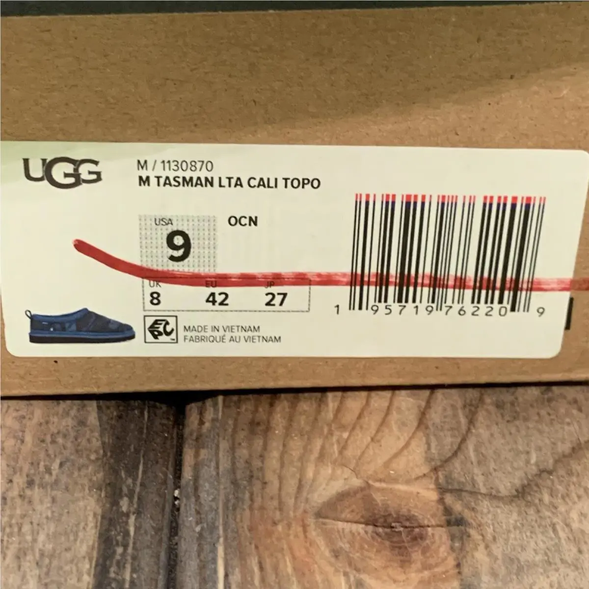UGG shoes - TASMAN LTA CALI TOPO - TASMAN LTA CALI TOPO - 1130870 - Blue (UPC: 195719762209) 19