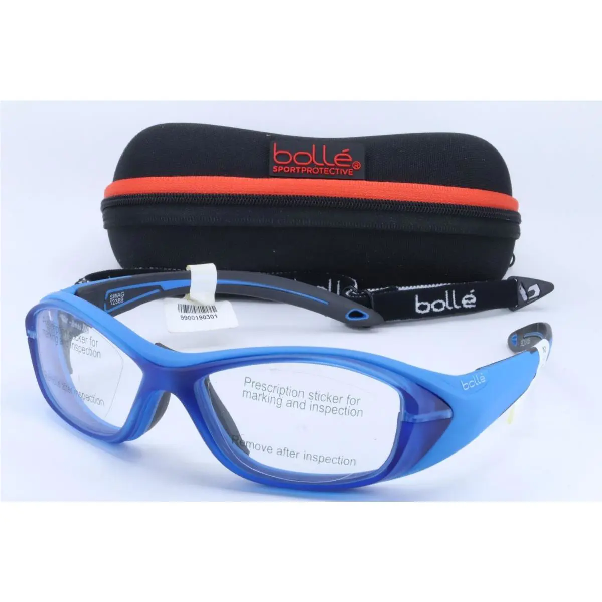 Bolle Swag (with Case) Swag with Case True Blue Browline Unisex Full Rim 49-13-125 Eyeglass