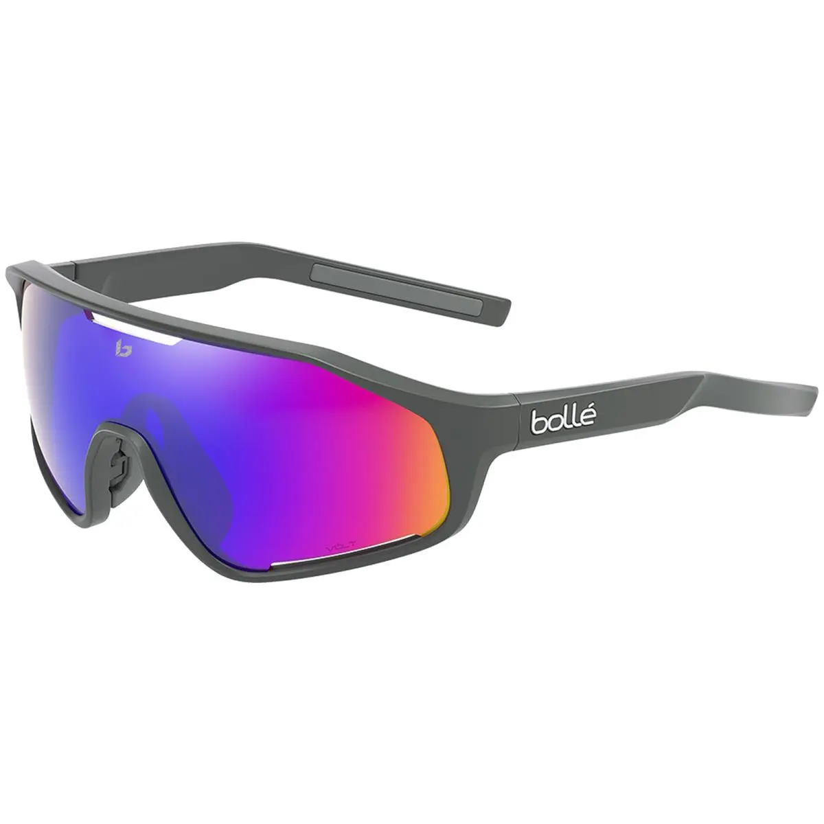 Shifter Volt+ Polarized Titanium Matte Shield Sunglasses BS010001 - Taiwan by Bolle