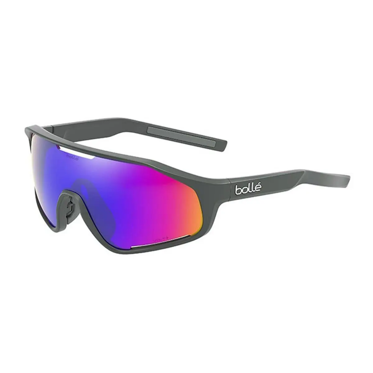 Shifter Sunglasses Titanium Matte Volt+ Ultraviolet Polarized BS010001 by Bolle