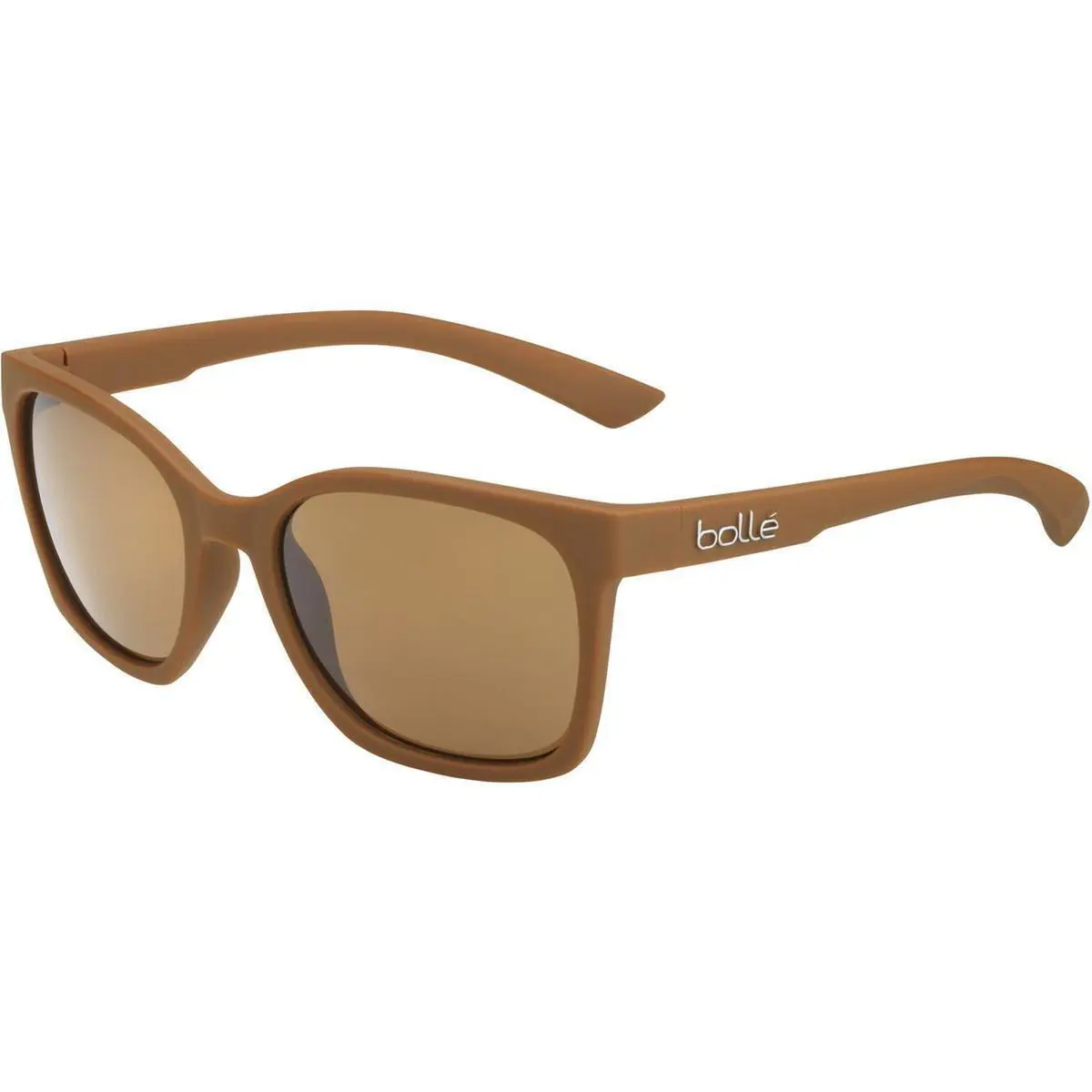 Ada Sunglasses Matte Brown HD Polarized Brown Cat 3 by Bolle