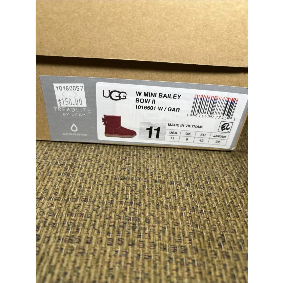UGG shoes - 1016501 - 1016501 - burgundy 7