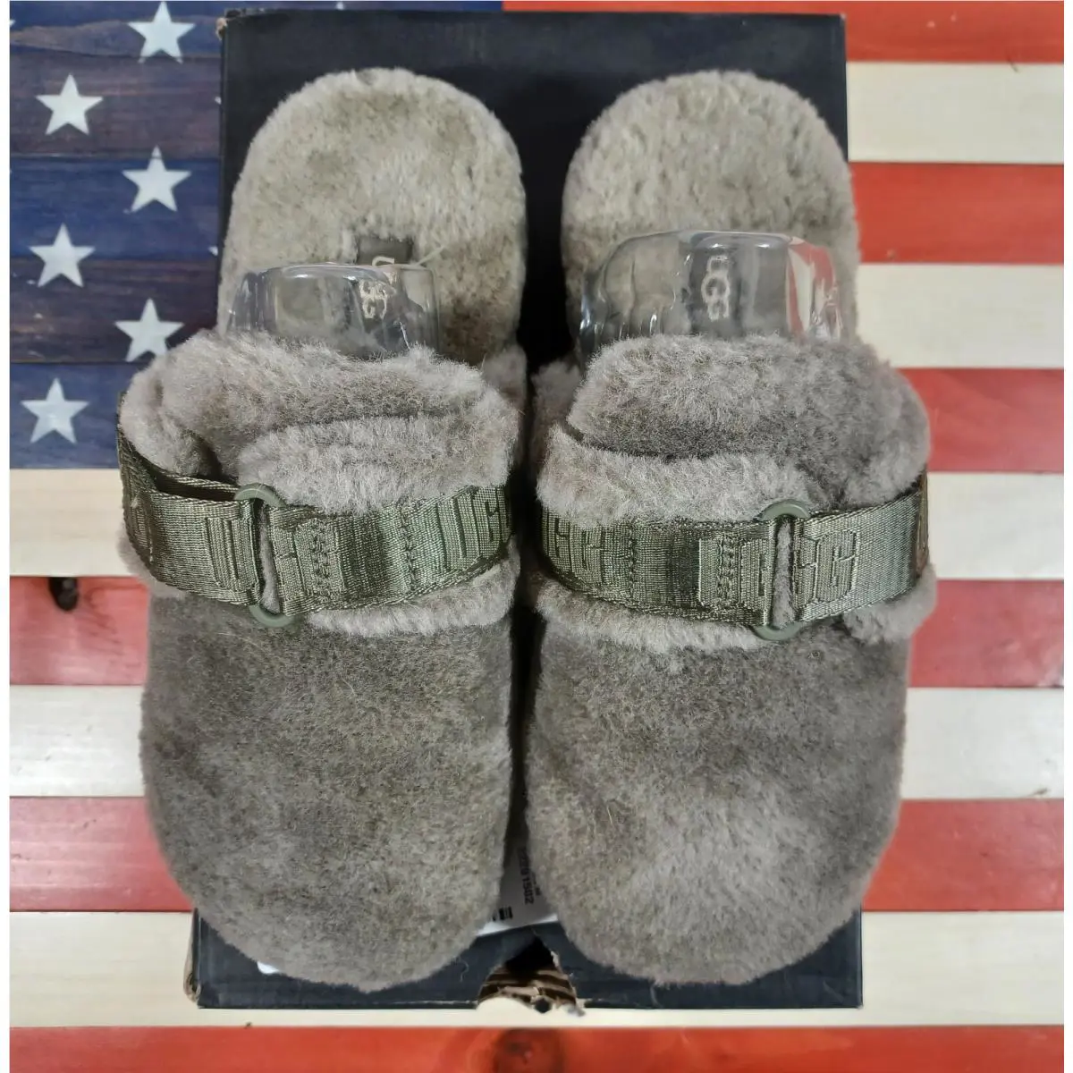 UGG shoes - Ugg`s Australia Fluff It - Australia Fluff - 1118150 - Gray, Manufacturer: Gray/Gray/Green 0