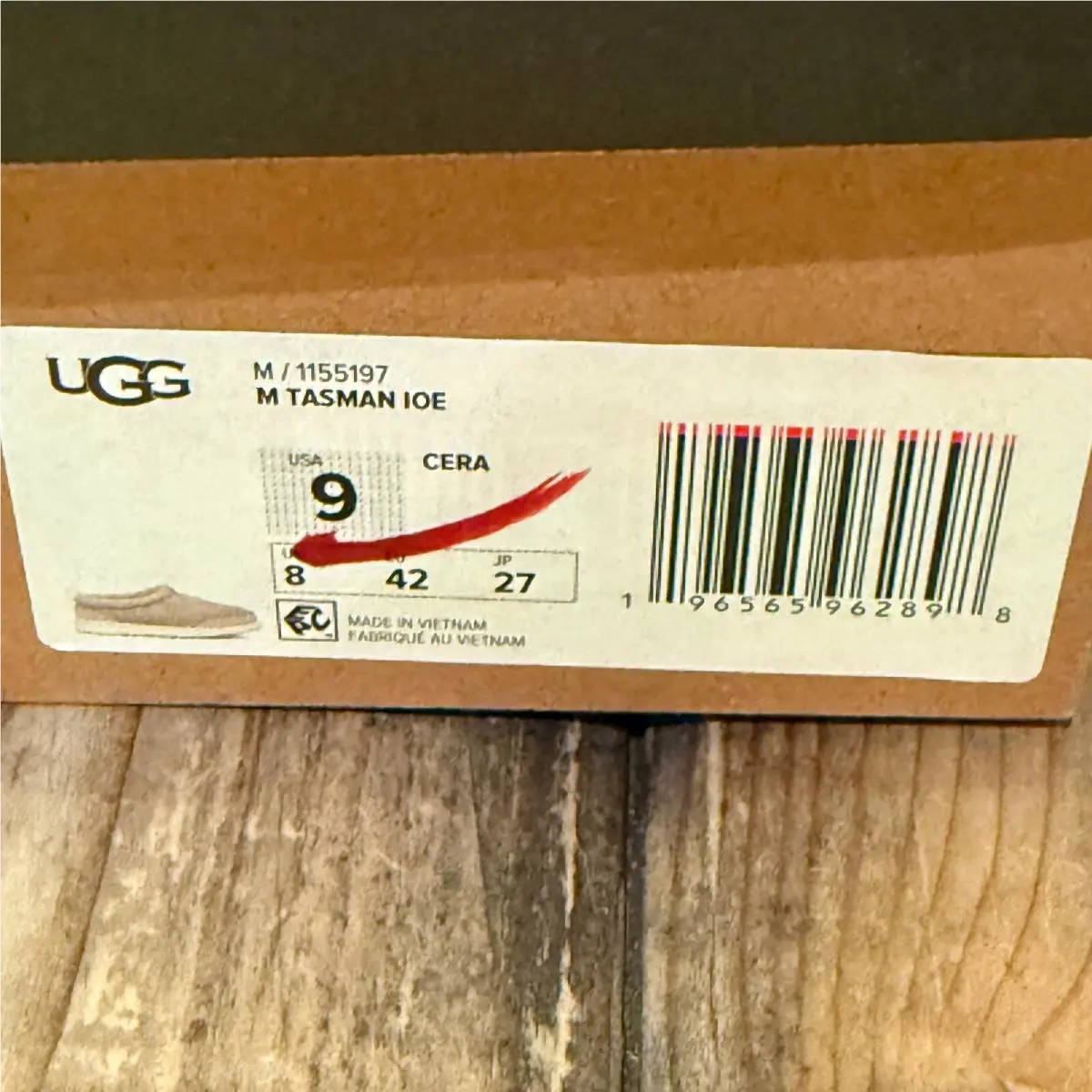 UGG shoes - UGG TASMAN IOE - TASMAN IOE - 1155197 - Gray (UPC: 196565962898) 10