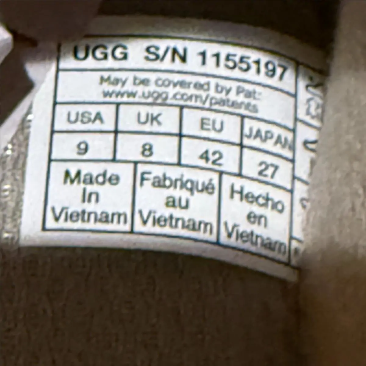 UGG shoes - UGG TASMAN IOE - TASMAN IOE - 1155197 - Gray (UPC: 196565962898) 7