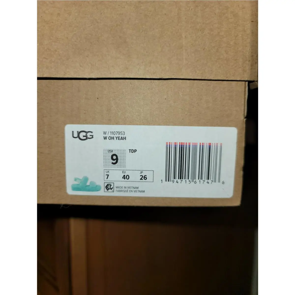 UGG shoes - UGG OH YEAH - YEAH - Blue (UPC: 192410400294) 0