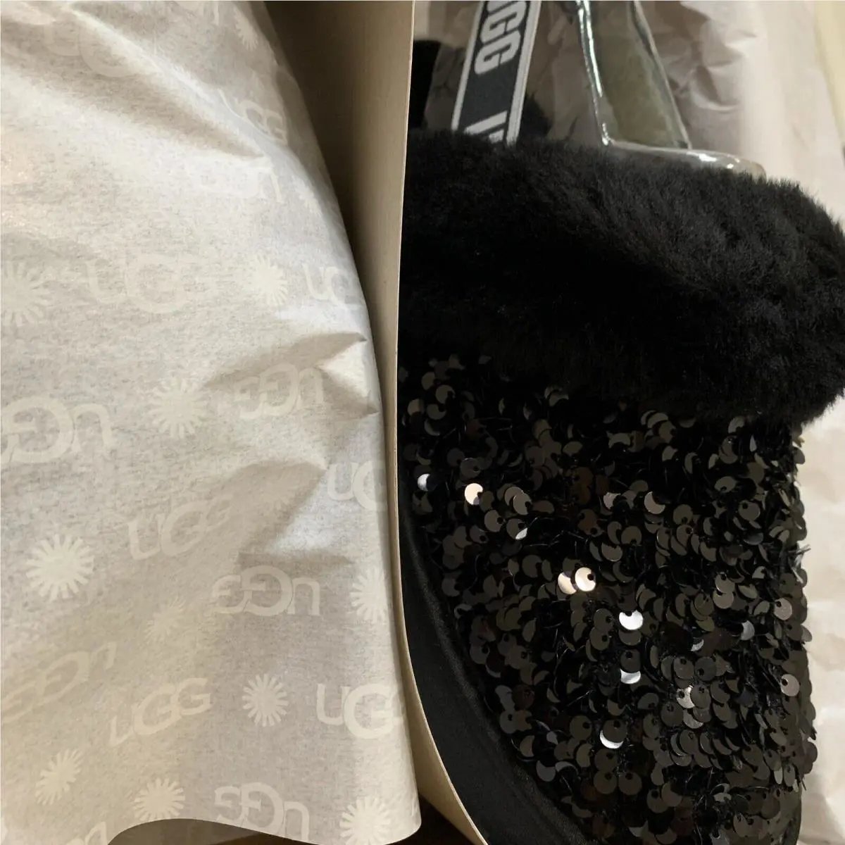 UGG shoes - Fluff Yeah Metallic Sparkle - Fluff Yeah Metallic Sparkle - 1125232 - Black 1