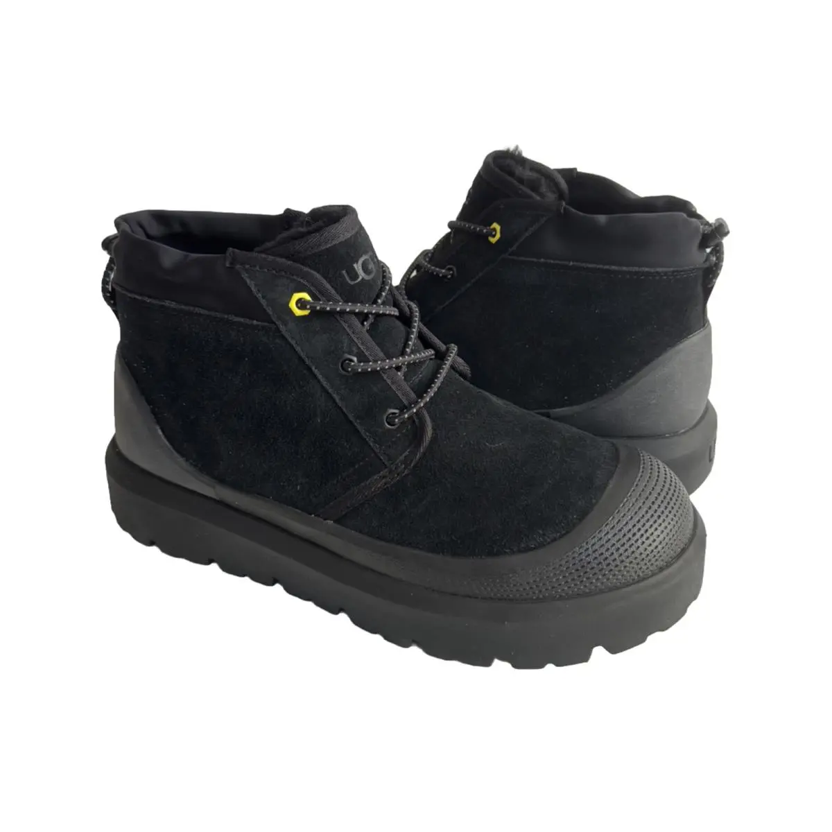 Ugg All Gender Neumel Weather Hybrid Black Black Shoe Men US 7 / Women US 8 - BLACK BLACK
