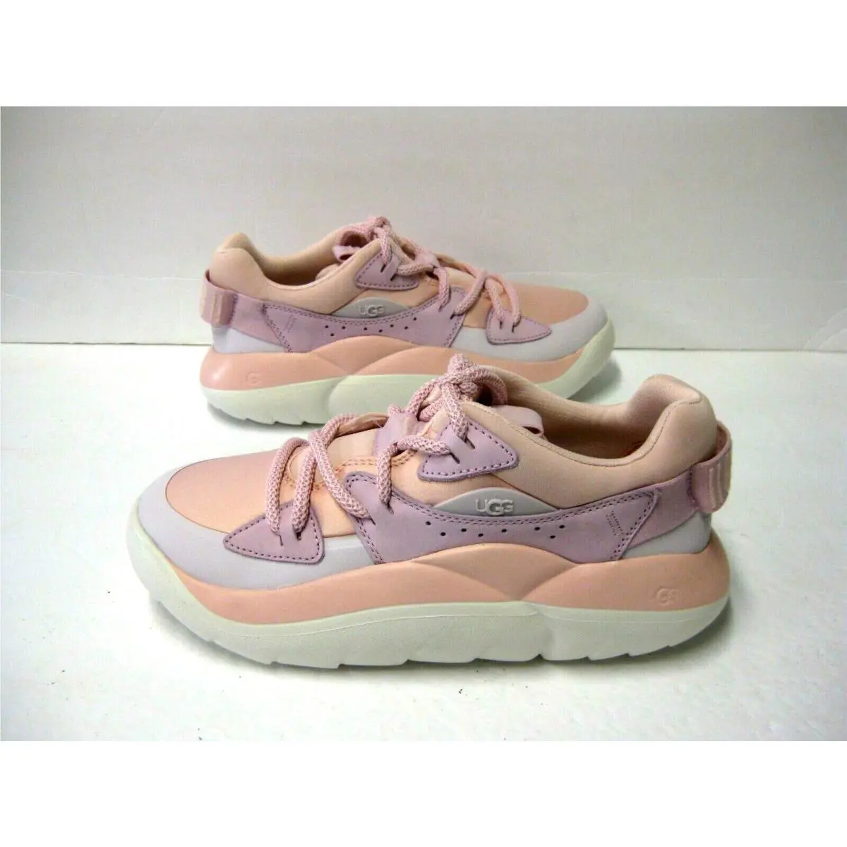 UGG shoes - UGG LA CLOUD - CLOUD - Shell / White Suede 1