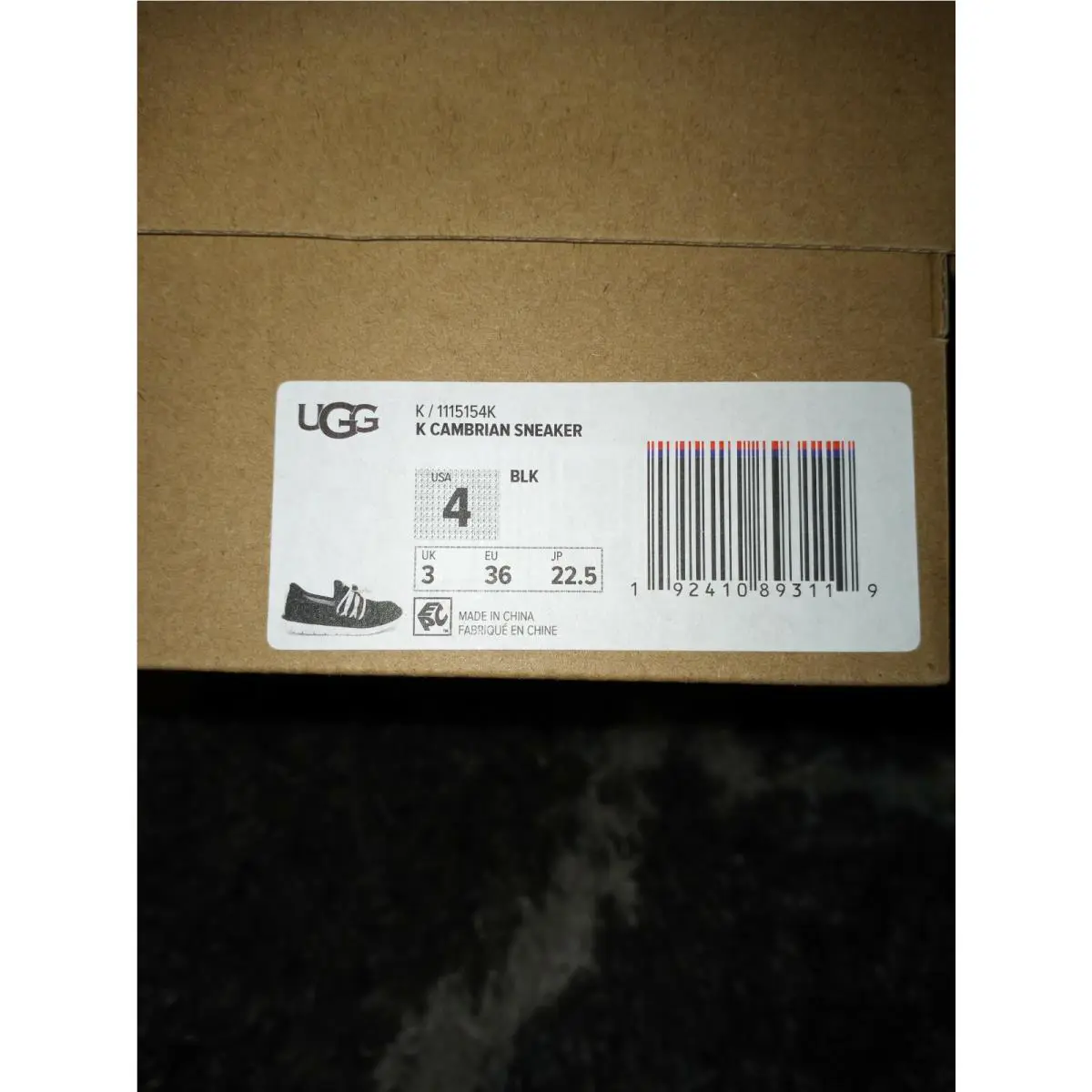 UGG shoes - UGG Cambrian - Cambrian - Black (UPC: 192410893119) 0