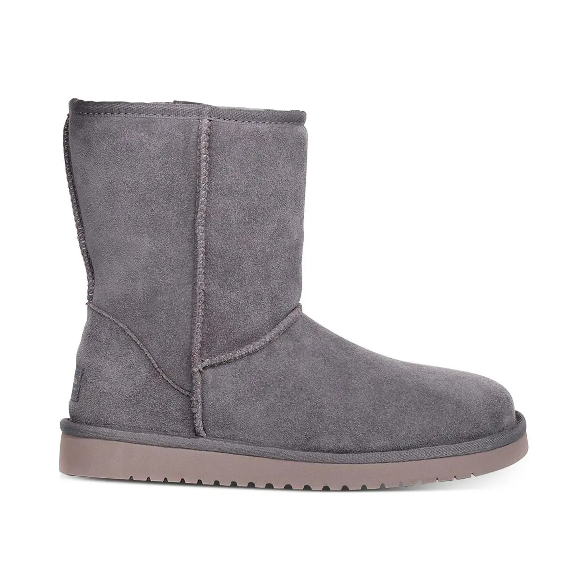 Koolaburra BY Ugg Koola Short Rabbit Grey Suede Sheepskin Womens Boots Size US 6 - Gray