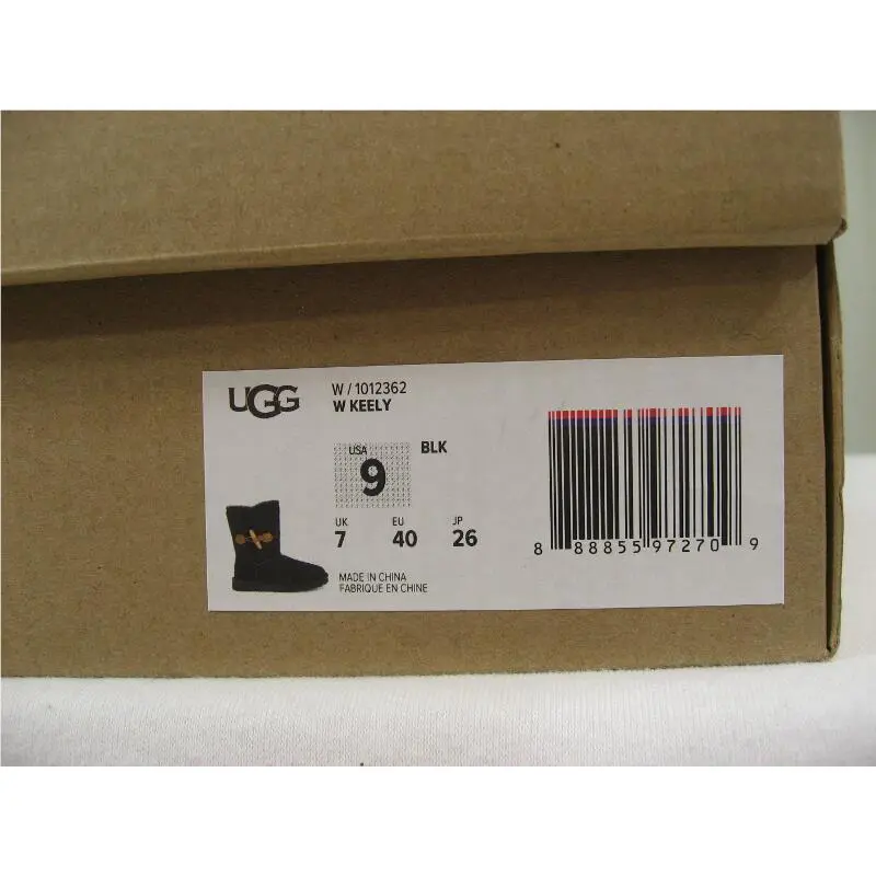UGG shoes - UGG Keely Toggle Boot - Keely Toggle Boot - 1012362 - Black, Manufacturer: Black (UPC: 888855972709) 10