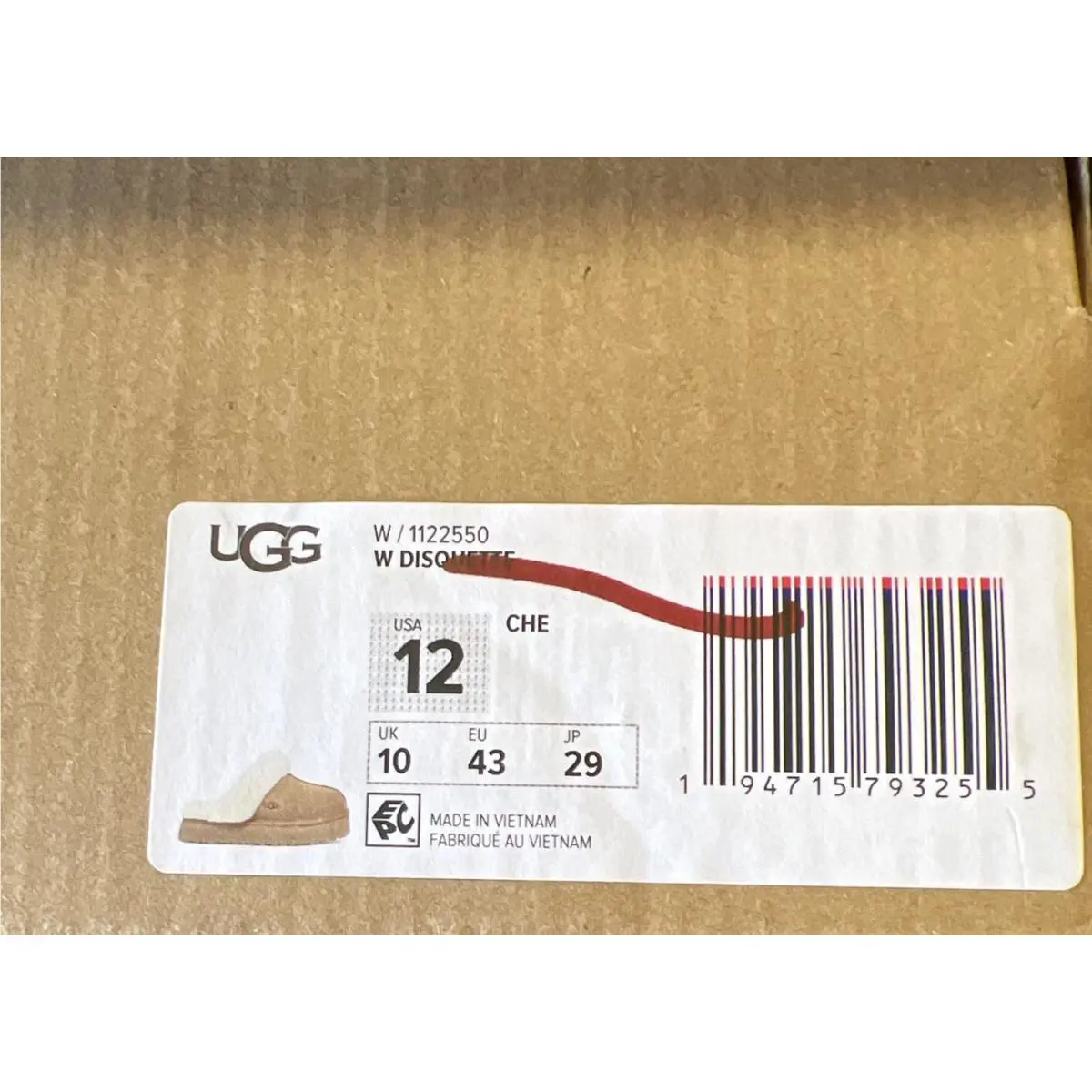 UGG shoes - UGG DISQUETTE - DISQUETTE - Chestnut 4