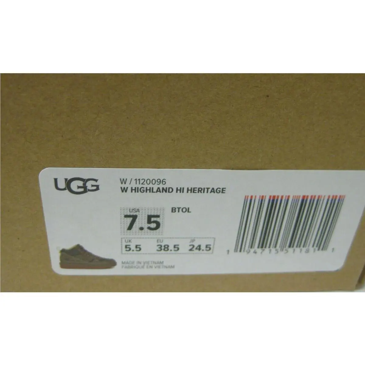 UGG shoes - UGG HIGHLAND HI HERITAGE - HIGHLAND HERITAGE - Burn Olive 4