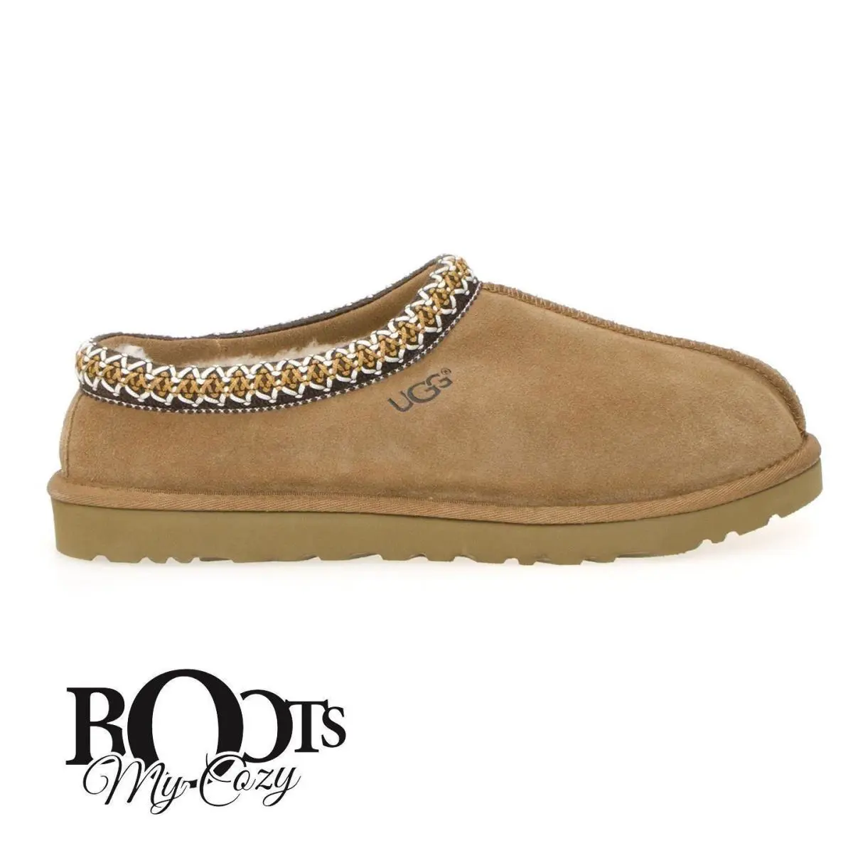 Ugg Tasman Chestnut Suede Sheepskin Women`s Slippers Size 6/UK 4.5/EU 37 by UGG