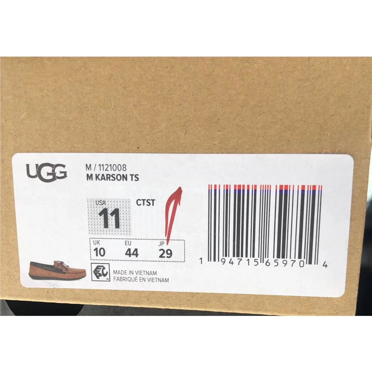 UGG shoes - UGG KARSON - KARSON - Chestnut /Stout 4
