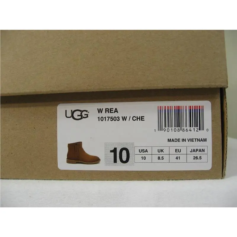 UGG shoes - Rea Nubuck Leather Ankle Boot - 1017503 - Chestnut Nubuck Leather, Manufacturer: Chestnut (UPC: 190108864120) 10
