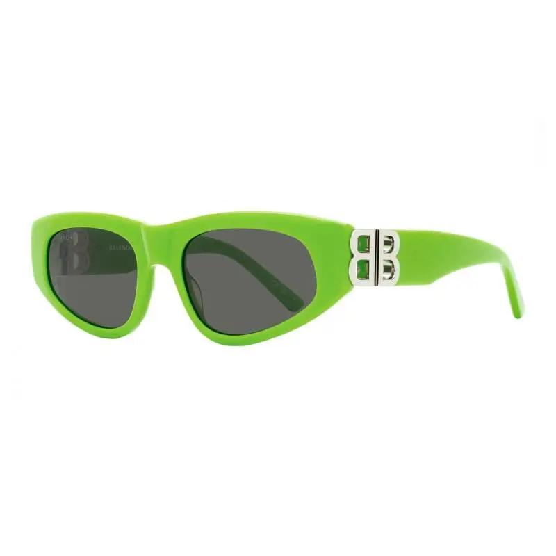 BB0095S 009 Green/grey 53-19-135 Sunglasses by Balenciaga