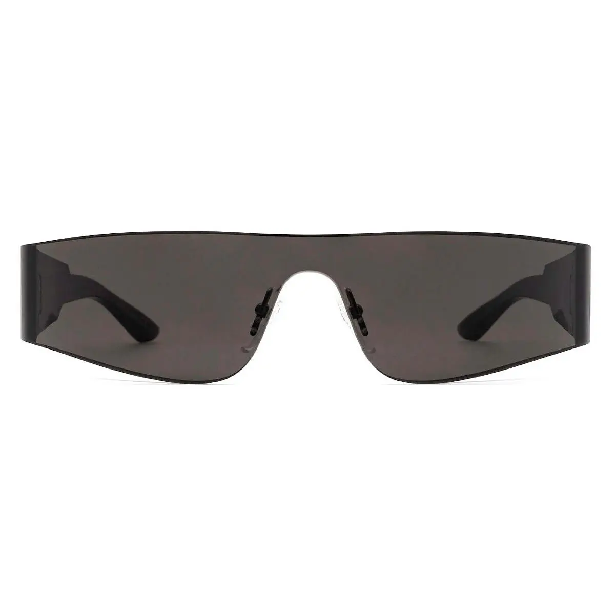 Balenciaga BB0041S Sunglasses Unisex Gray Gray Rectangle 99