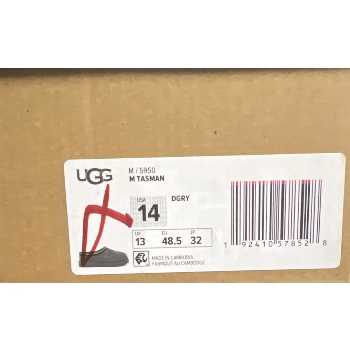 UGG shoes - TASMAN - TASMAN - Dark Grey 4