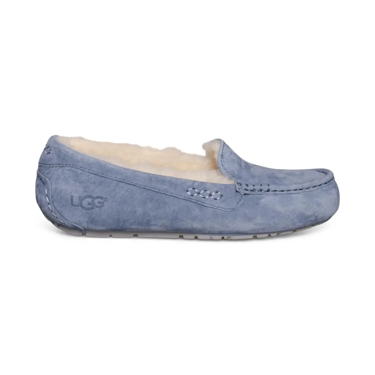 Ugg Ansley Aloha Blue Suede Slip ON Slippers Women`s Shoes Size US 9/UK 7 by UGG