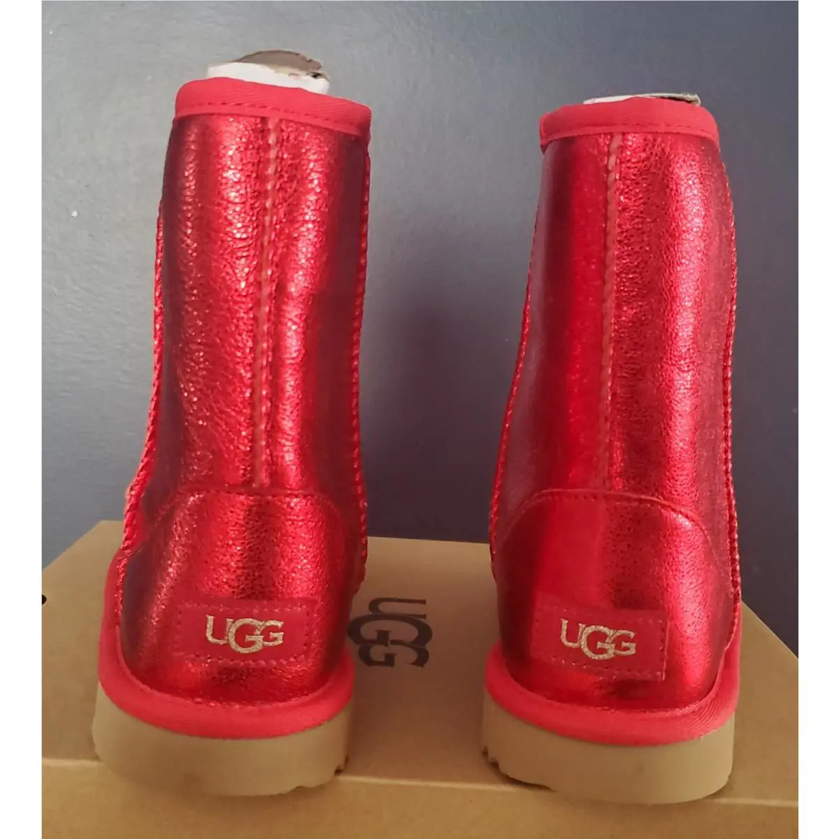 UGG shoes - UGG Australia Bailey Bow II - Samba Red (UPC: 190108899924) 1