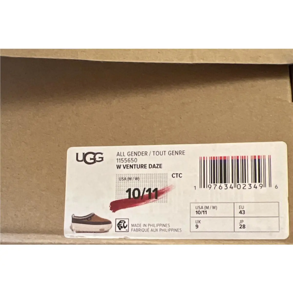 UGG shoes - UGG VENTURE DAZE - VENTURE DAZE - Chestnut /Ceramic 4