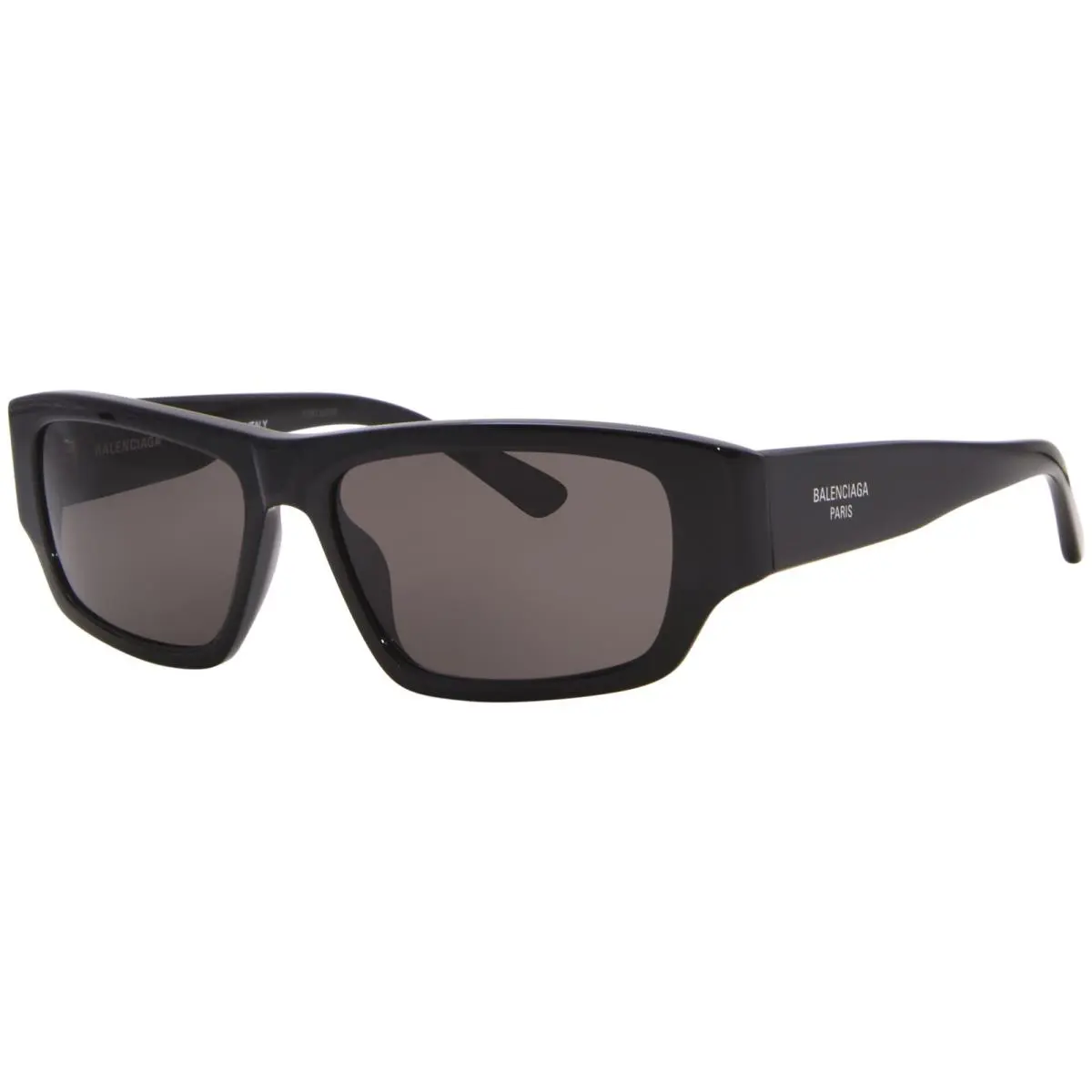 Balenciaga BB0366S 001 Sunglasses Men`s Black/grey Rectangle Shape 58mm