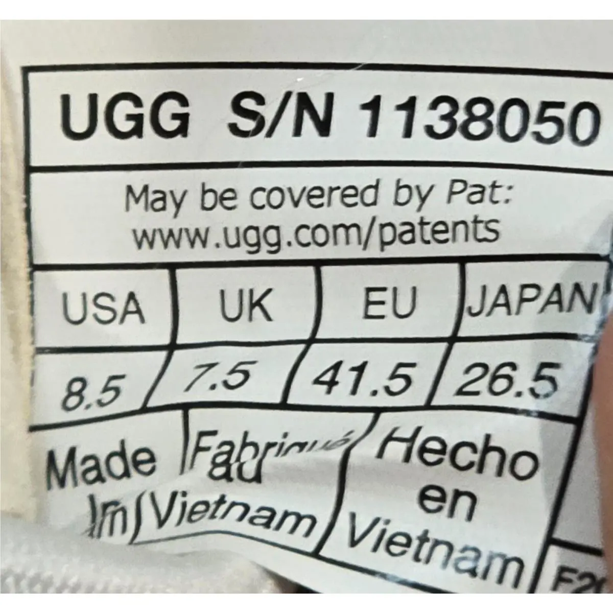 UGG shoes - CA805 V2 REMIX - REMIX - 1138050 - Beige (UPC: 196565260925) 10