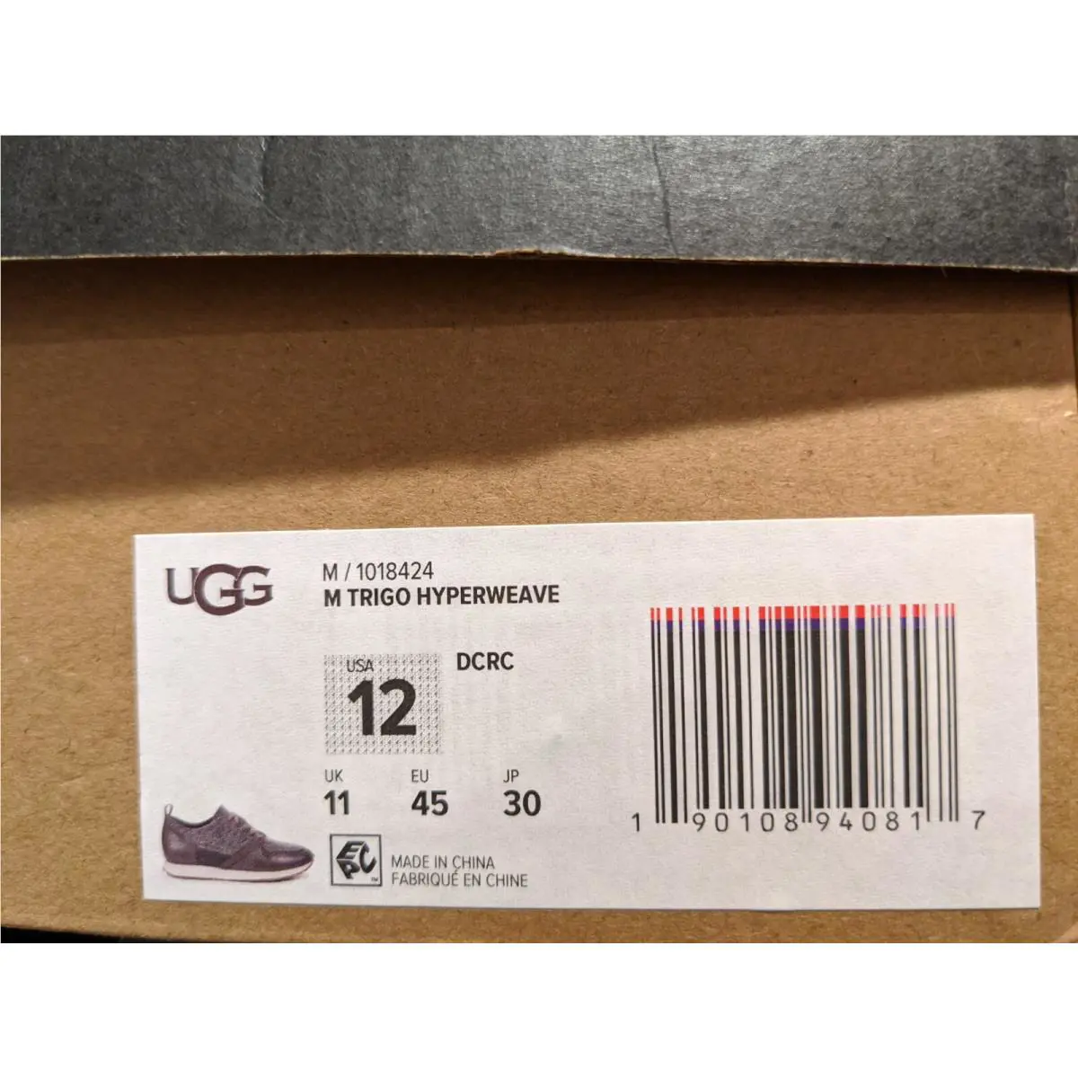 UGG shoes - Trigo Hyperweave - Trigo Hyperweave - Dark Charcoal 7
