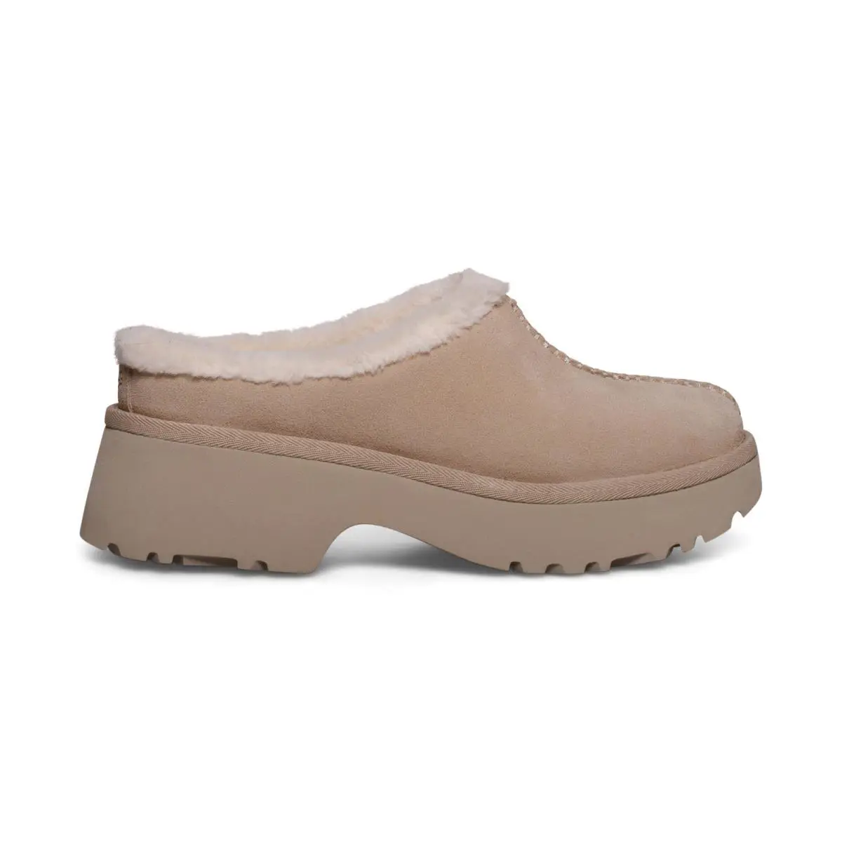 Ugg Heights Cozy Clog Driftwood Suede Slip ON Women`s Shoes Size US 10 - Driftwood