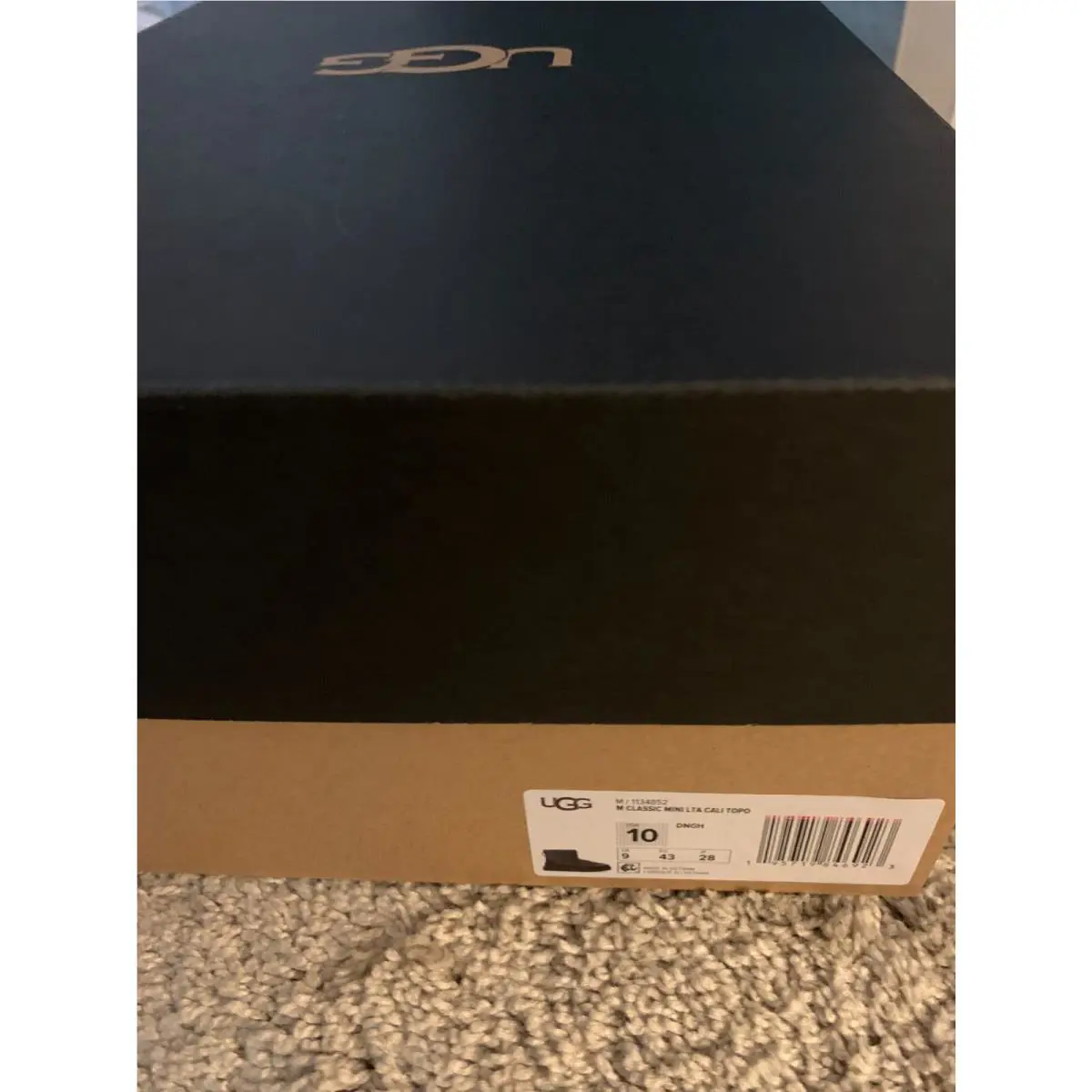 UGG shoes - UGG CLASSIC MINI LTA CALI TOPO - 1134852 - Black, Manufacturer: BLACK (UPC: 195719846923) 0