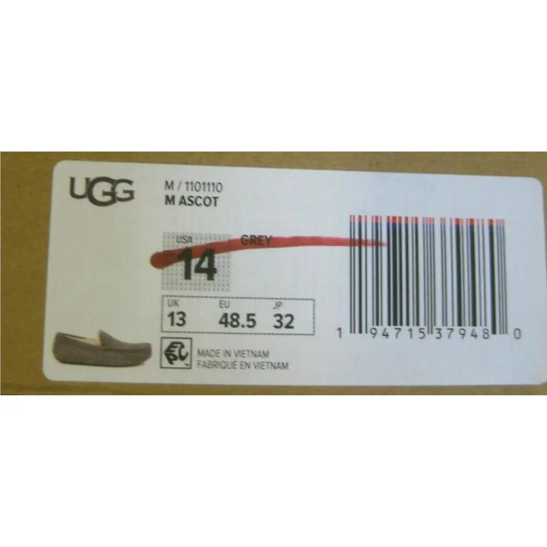 UGG shoes - UGG ASCOT - ASCOT - Grey 4